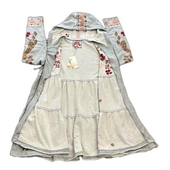 NWT Johnny Was Zuzu R49423-9 Tiered Hoodie Jacket Hooded Coat Size M $270 JWLA - Picture 8 of 12